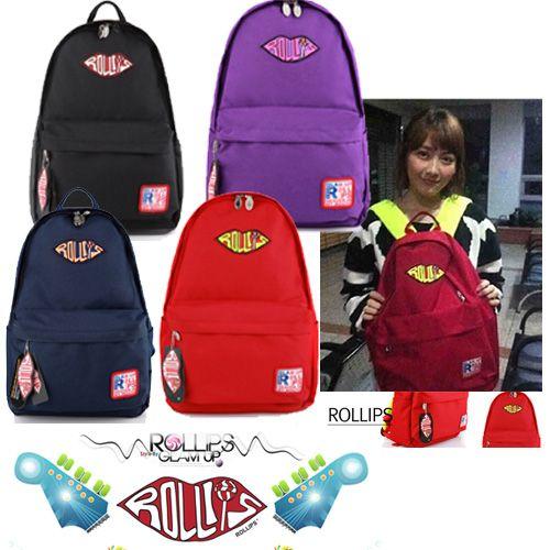 ROLLIPS POPPIN BASIC BACKPACK 選べる色4展開 バッグパック ツーカラーバッグ カラフルリュック デイパック カバン リュ