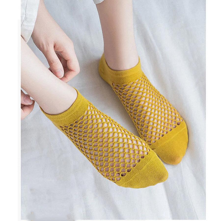 ソックス 速乾 通気性 メッシュ 夏 レディース 涼感 接触冷感ソックス 10足セット スニーカー 靴下 くるぶし くつした セット  レディース メンズ フリーサイズ |  | 02