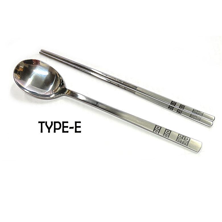 スプーンと箸セット ステンレス食器 韓国雑貨 スプーン 箸 セット食器 衛生的 便利 亀 鶴 竹 |  | 03