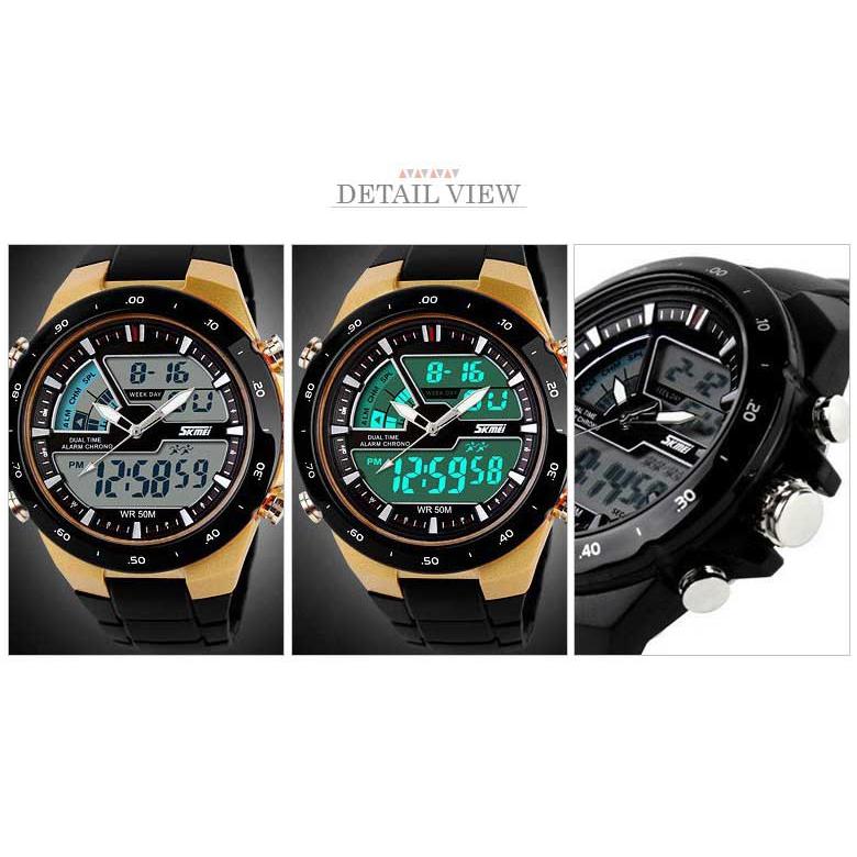 SKMEI ファッション男性 スポーツウォッチ スポーツ腕時計 ランニングウォッチ LED デジタル カジュアル 時計 男軍事腕時計 ウォッチ ウォッチ カラフルウォッチ |  | 10
