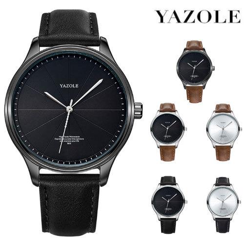 低価格 Yazole 腕時計 メンズ シンプル かっこいい ビジネス ウォッチ パンチングダイヤル 軽量 男性 オフィス ファッション スーツ クリスマス 誕生日 プレゼント