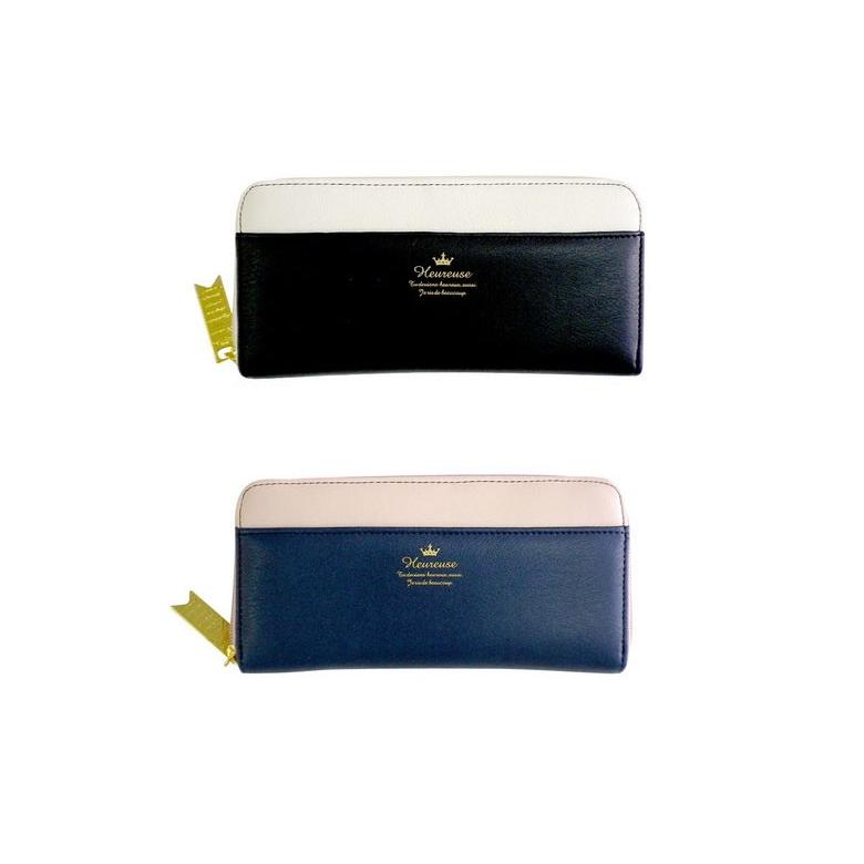 レディースファスナー開閉 フラッグ形の引き手がついた長財布 財布 女性用 さいふ サイフ ウォレット 小物 ファッション 札入れ 小銭入れあり カ |  | 05