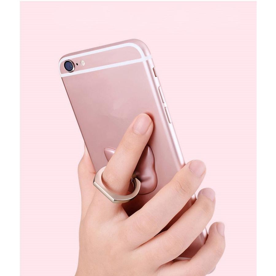 スマホリング ネコ スマホスタンド 蝶結び 猫モチーフ タブレットもOK 全機種対応 |  | 04