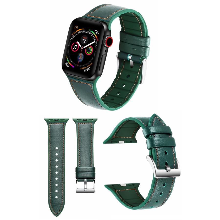 アップルウォッチ バンド ベルト apple watch 6,SE,5,4,3,2,1 レザーバンド 38 40  42mm 44mm applewatch3 applewatch4 applewatch5 ベルト メンズ レディース |  | 02
