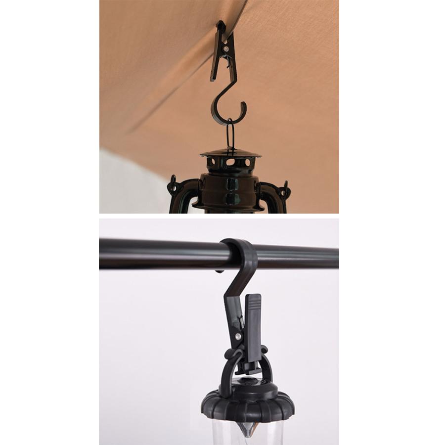 ランタンフック ランタンクリップ 「ポール用・クリップ式」2WAY使える Amazon.co.jp: ランタンフック ランタンクリップ ｢ポール用