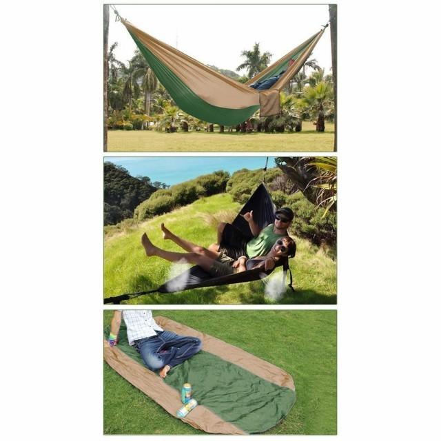 ハンモック パラシュート 耐荷重300kg 軽量 高品質 自宅 昼寝 アウトドア キャンプ ピクニック 公園 コンパクト収納で携帯にオススメ Panda Ko 通販 Yahoo ショッピング