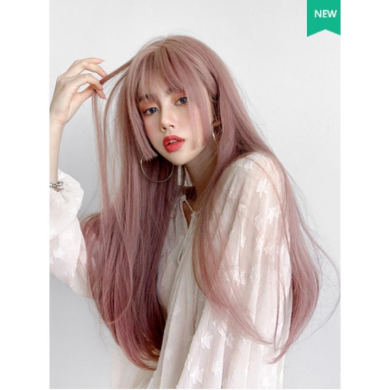 耐熱ウィッグ ロング 日常 原宿 ゆるふわ ストレート フルウィッグ ピンク 髪 ロリータ 高品質xf12 Xf12 68 Panda Ko 通販 Yahoo ショッピング