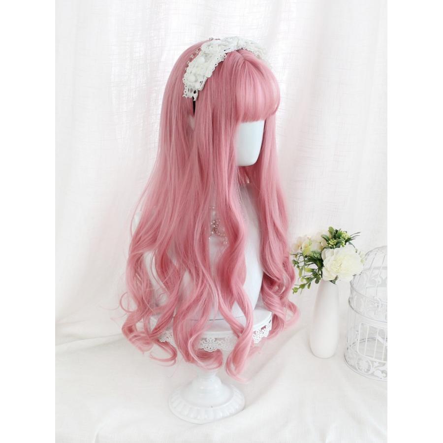 かつら コスプレ ライト ゆるウェーブ ピンク ウィッグ ロング 仮装 ゆめかわ フルウィッグ 耐熱 やみかわ S５１ Ym9 66 Panda Ko 通販 Yahoo ショッピング