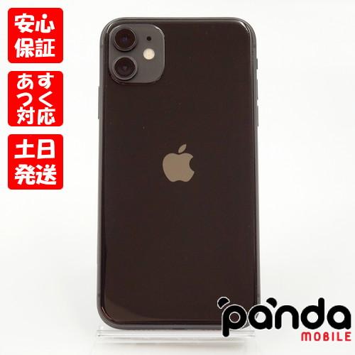 Apple - iPhone11 128GBブラック 中古品 中古】iPhone11 128GB ブラック MWM02J／A SIMフリー