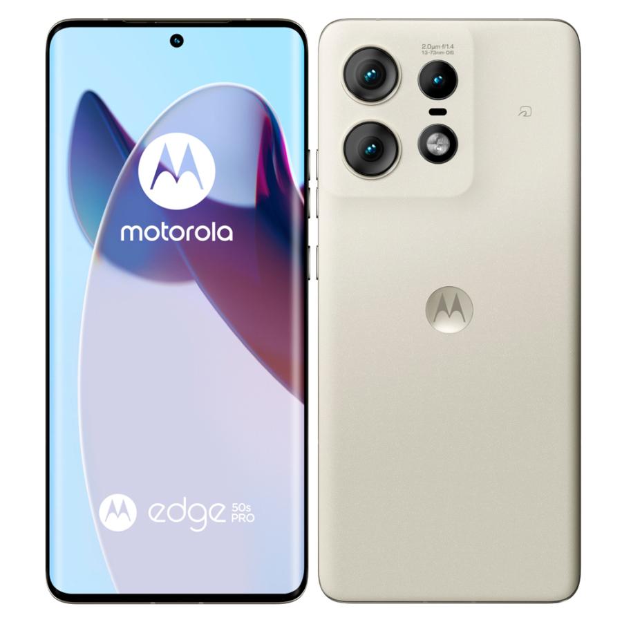 motorola edge 50 pro バニラクリーム　パンダ組さん専用 motorola 【あすつく、土日、祝日発送、店舗受取可】新品未使用