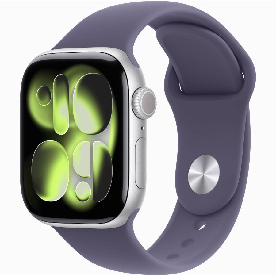 【土日、祝日発送】新品未開封品【Nランク】Apple Watch Series 11 GPSモデル 42mm MEU74J/A パープルフォグスポーツバンド M/L A3331 4549995622904の画像