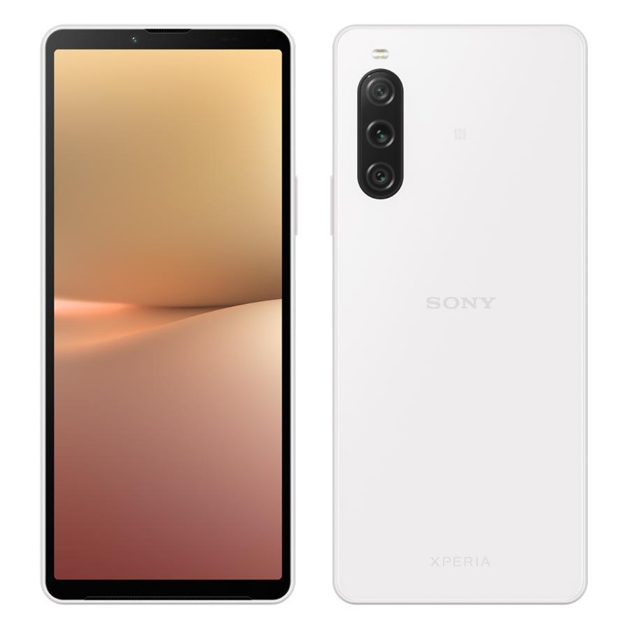 【あすつく、土日、祝日発送、店舗受取可】新品未使用品【Sランク】Softbank版SIMフリー SONY Xperia 10 V A302SO ホワイト 4549046139412｜panda-mobile｜02