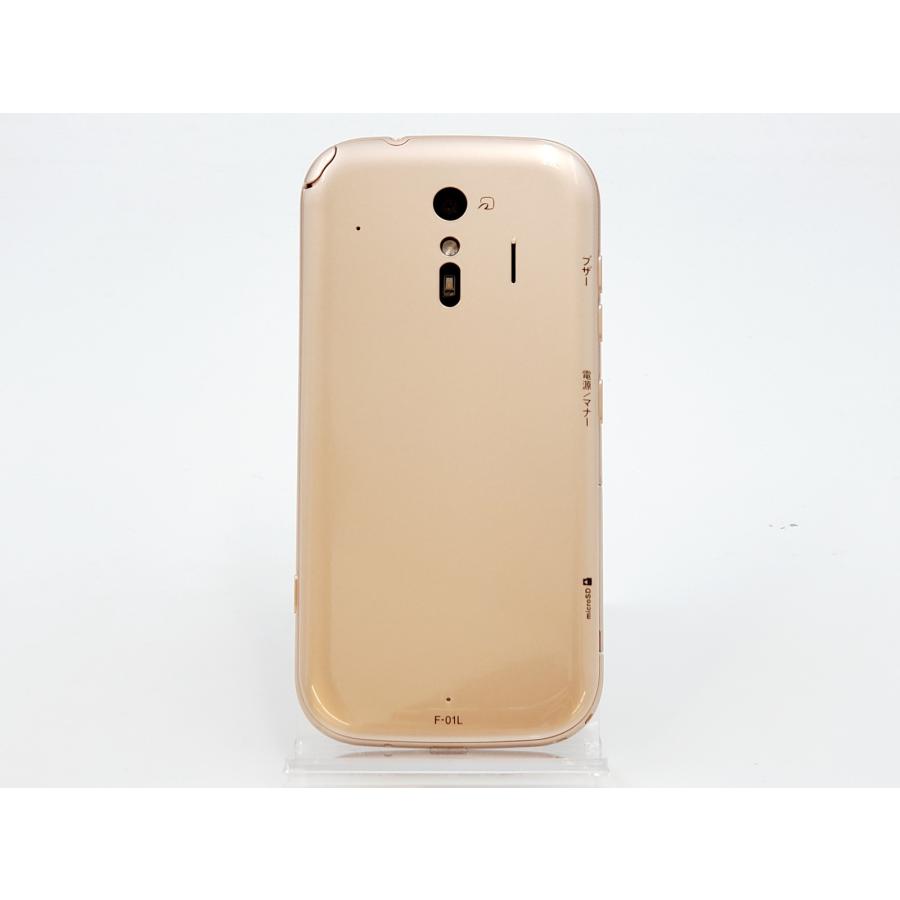 富士通 - 新品同様 F-01L らくらくスマートフォン me ゴールド 富士通 F-01L らくらくスマートフォンme ゴールド docomo SIM