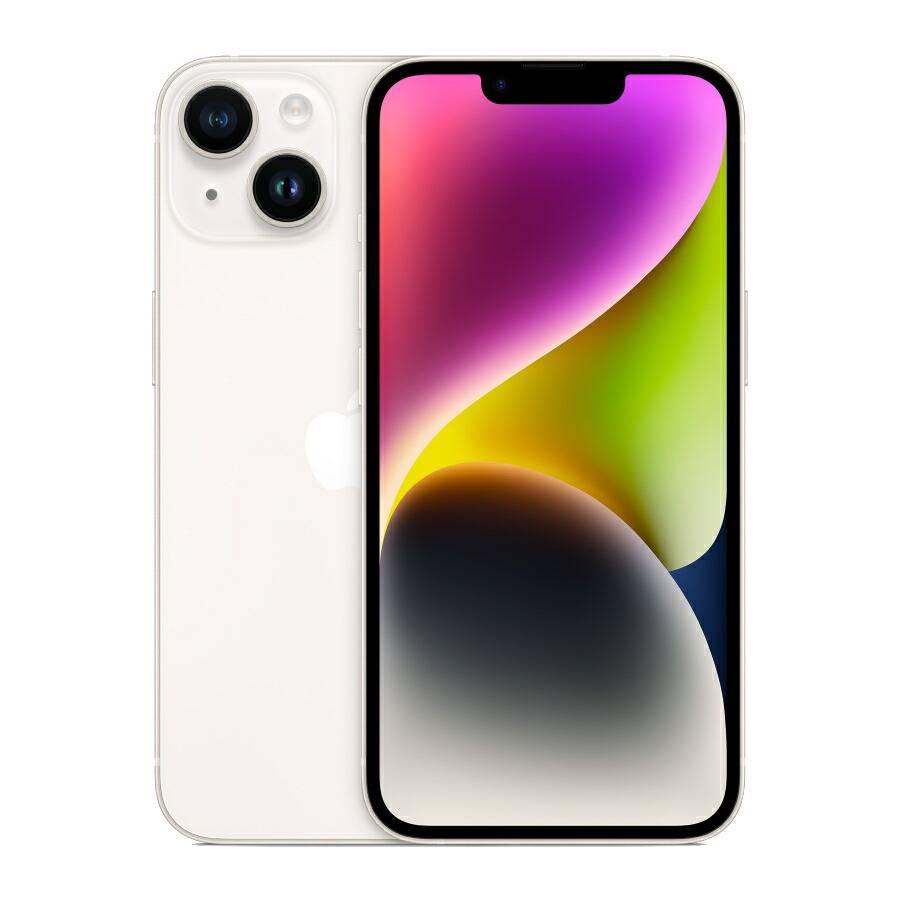 【あすつく、土日、祝日発送】中古品【Bランク】SIMフリー Apple iPhone14 128GB スターライト【ネットワーク利用制限〇】4549995362084の画像