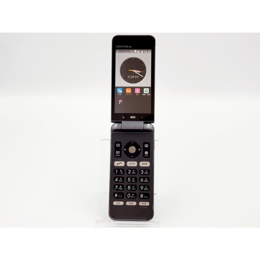 新品未使用　GRATINA 4G ブラック SIMフリー 京セラ - 未使用 simフリー au GRATINA 4G KYF31 ブラック