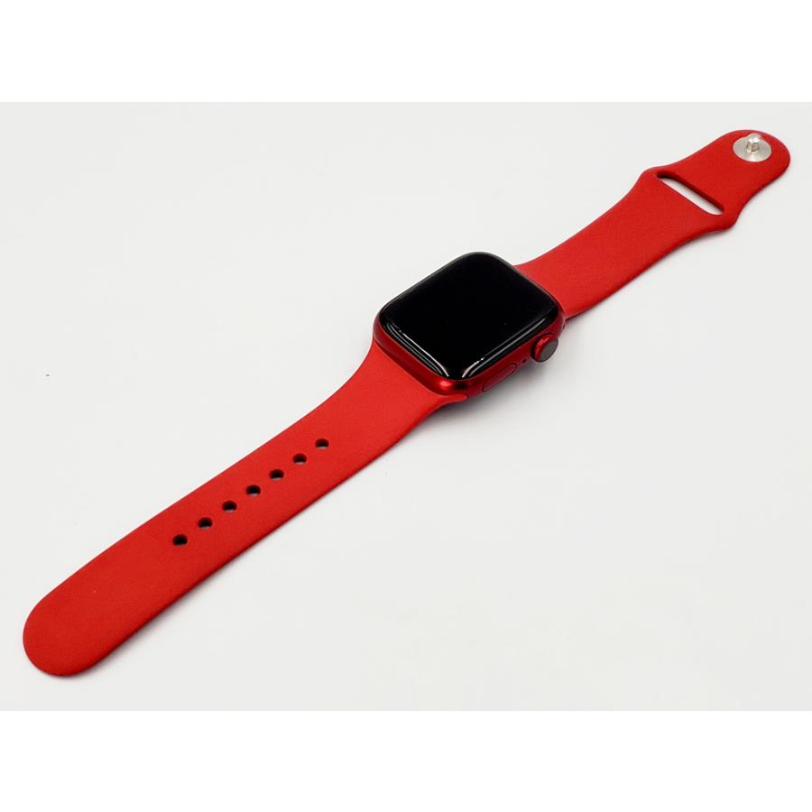 【あすつく、土日祝日発送】中古品【Bランク】Apple Watch Series 7 GPSモデル 41mm MKN23J/A (PRODUCT)REDスポーツバンド レッド #17RTJ6｜panda-mobile｜03