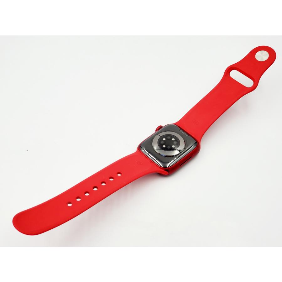 【あすつく、土日祝日発送】中古品【Bランク】Apple Watch Series 7 GPSモデル 41mm MKN23J/A (PRODUCT)REDスポーツバンド レッド #17RTJ6｜panda-mobile｜04