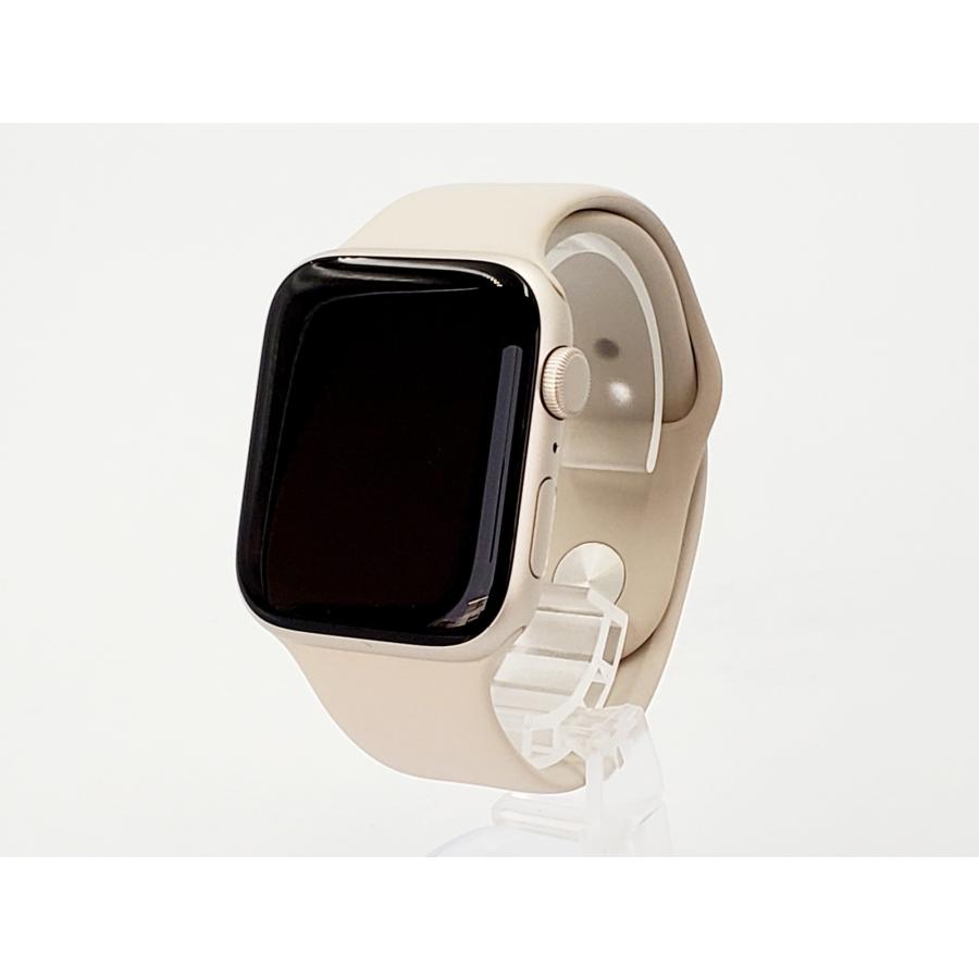 【あすつく、土日、祝日発送】中古美品【Aランク】Apple Watch SE 第2世代 GPSモデル 44mm MNJX3J/A スターライトスポーツバンド #CYW2156｜panda-mobile｜02