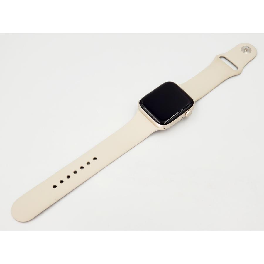 【あすつく、土日、祝日発送】中古美品【Aランク】Apple Watch SE 第2世代 GPSモデル 44mm MNJX3J/A スターライトスポーツバンド #CYW2156｜panda-mobile｜03