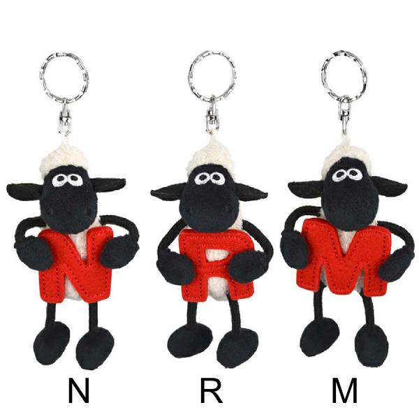 NICI ニキ Shaun the sheep ひつじのショーン キーリング ショーン イニシャル キーホルダー