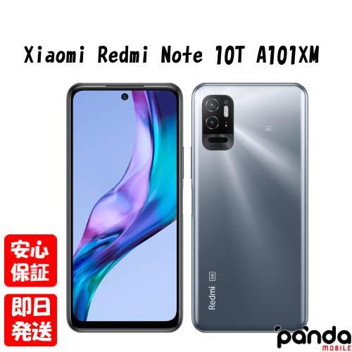 【あすつく、土日、祝日発送、店舗受取可】新品未開封品【Nランク】Softbank版SIMフリー Xiaomi Redmi Note 10T アジュールブラック A101XM｜panda-mobile