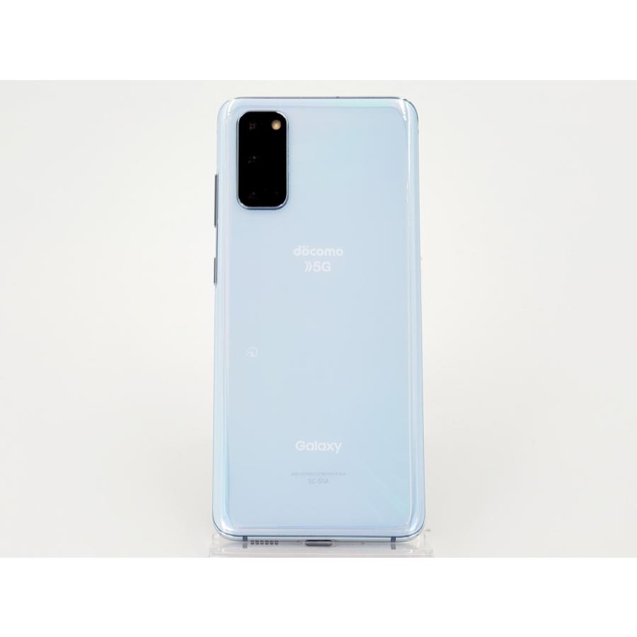 【あすつく、土日、祝日発送】中古品【Cランク】docomo版SIMフリー Galaxy S20 5G SC-51A クラウドブルー SAMSUNG #9758｜panda-mobile｜02