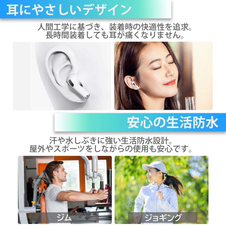 最新 Bluetooth イヤホン ワイヤレス イヤホン 高音質 人間工学デザイン Bluetooth Hi Fi高音質 ブルートゥース自動ペアリング Air パンダ商店本店 通販 Yahoo ショッピング