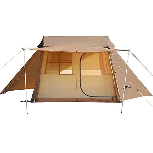 本物新品保証】 Soomloom 3~4人用テントTiny-Town タープスペース 通気
