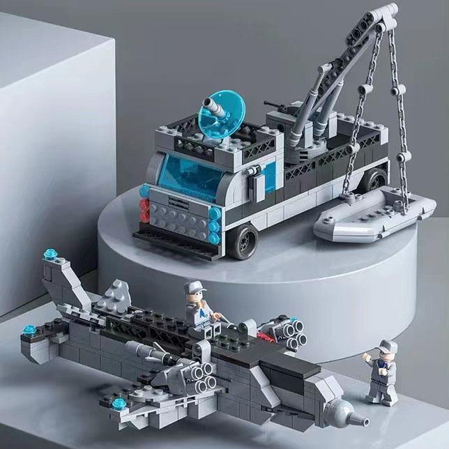 レゴ互換品 LEGO互換品 駆逐艦 1560粒 マイクラ風 ダークシティ マインクラフト風  1560粒  ブロック おもちゃ キッズ お誕生日 誕生日 誕生日プレゼント｜pandadaze｜02