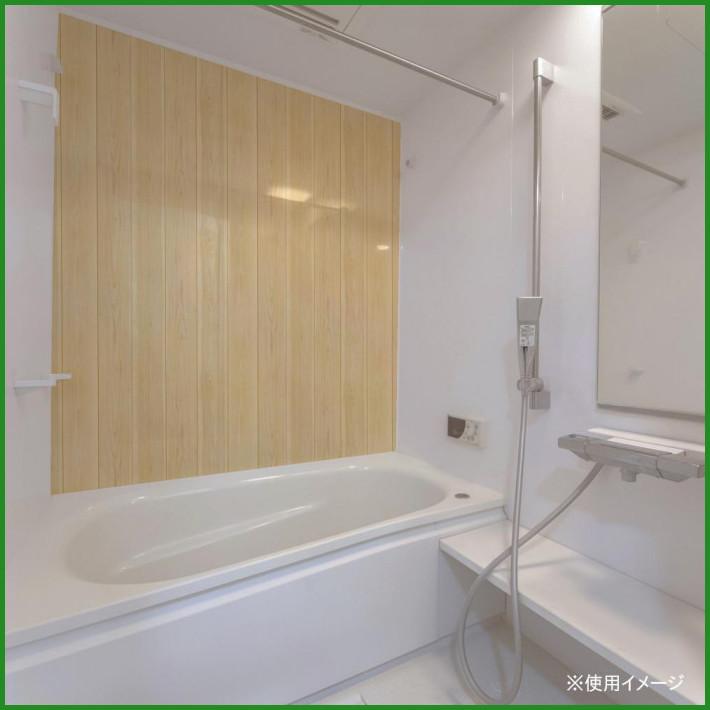 FuRoDeCo(フロデコ) 貼ってはがせる お風呂の壁シート 44cm×2m ヒノキ FD4401|b03  :4529715690512:パンダファミリー - 通販 - Yahoo!ショッピング