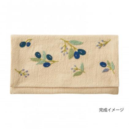 送料無料 フランス刺しゅうキット 花言葉のたしなみポーチ オリーブ 90 B03 パンダファミリー 通販 Yahoo ショッピング