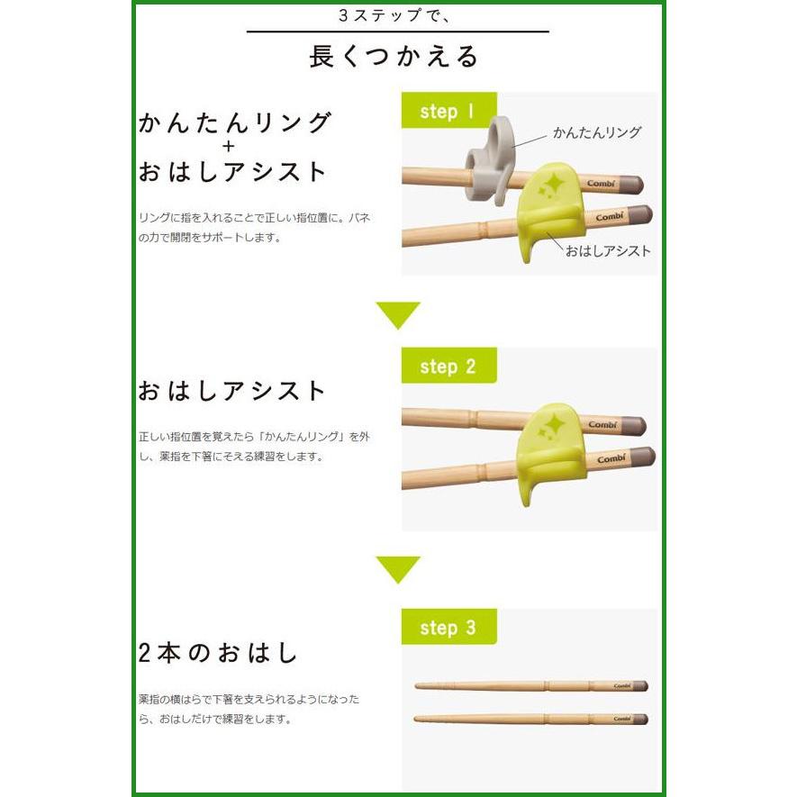 Combi コンビ はじめておはし 木箸 右手用 ライム Ye B03 パンダファミリー 通販 Yahoo ショッピング