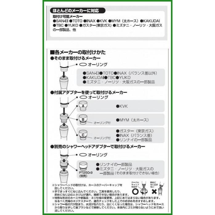 三栄水栓 Sanei 低水圧用シャワーヘッド Ps321b 81xa Mw2 B03 パンダファミリー 通販 Yahoo ショッピング