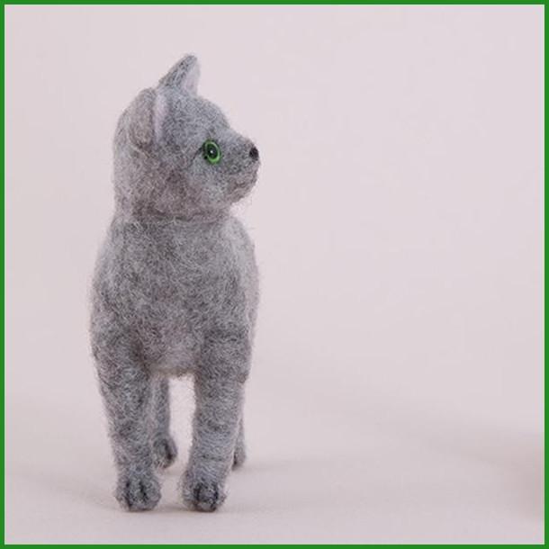 ハマナカ フェルトキット 須佐沙知子デザイン アクレーヌでつくるdog Cat ロシアンブルー H441 514 B03 パンダファミリー 通販 Yahoo ショッピング