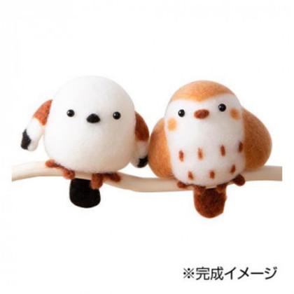 ハマナカ 羊毛フェルトキット アクレーヌ しまエナガとふくらスズメ H441 529 B03 パンダファミリー 通販 Yahoo ショッピング