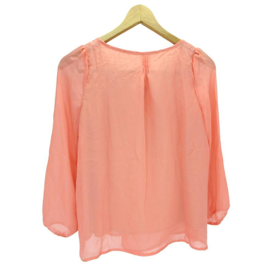 訳あり 在庫処分 ブラウス シフォン フリル リボン レディース 裏地