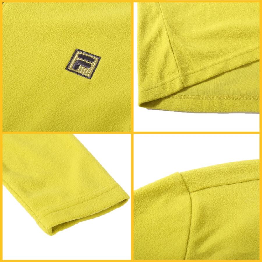 在庫処分 メンズ フリース カットソー トレーナー ハーフジップ