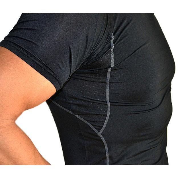 Tシャツ 半袖 メンズ Vネック インナーシャツ トレーニングシャツ