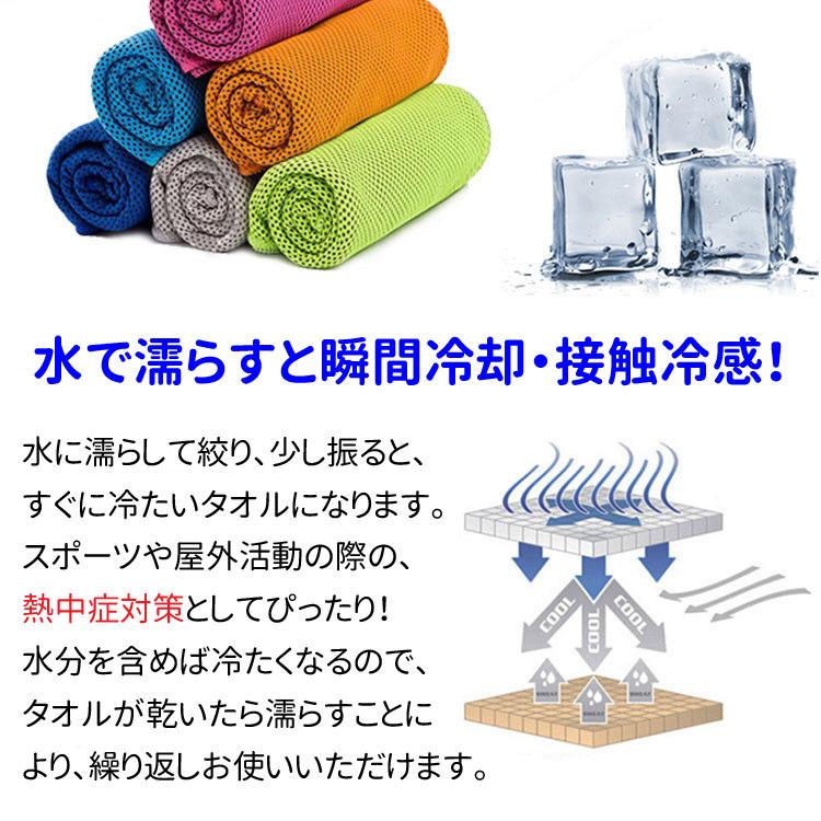 冷却タオル クーリングタオル 3枚セット 瞬間冷却 クールタオル 冷感