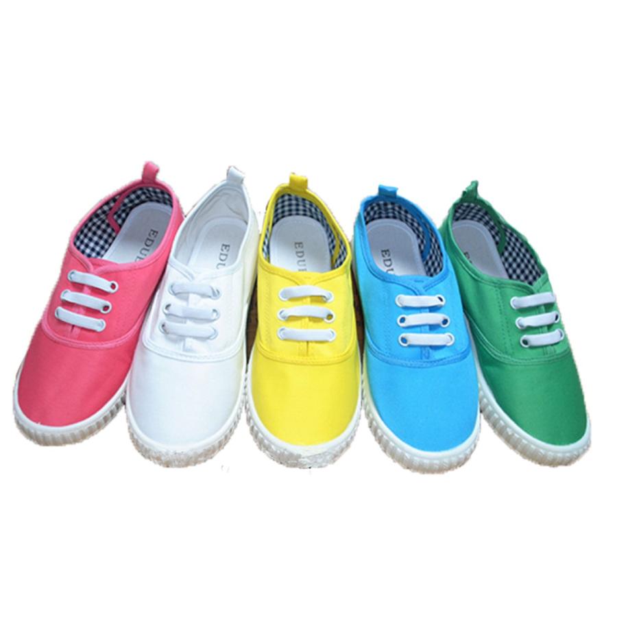 足に優しいゴム付き 大人 キャンバス スニーカー シューズ 親子お揃い 子供サイズ有 カラフル 全5カラー レッド ブルー グ B01 I7shoes013 パンダファミリー 通販 Yahoo ショッピング