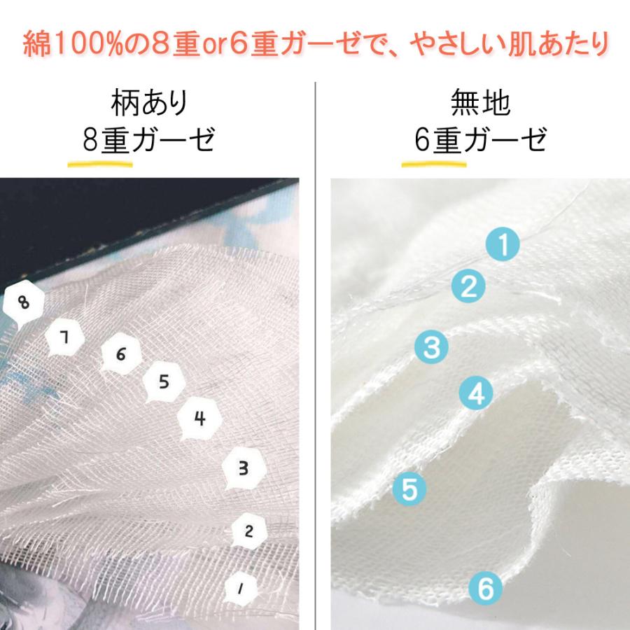 キッズ ガーゼマスク 洗える 7枚セット 14枚セット コットン100% 給食