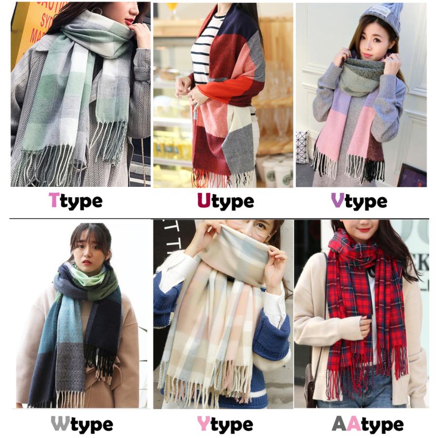 全31色 マフラー レディース メンズ ユニセックス ストール スクール 通勤 通学 春 秋 冬 ショール チェック 無地 膝掛け ギフト バレンタイン 21 B01 I9muffler010 パンダファミリー 通販 Yahoo ショッピング
