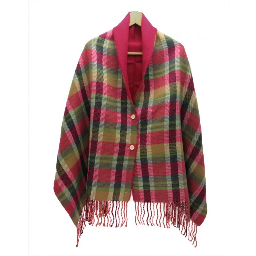 ポンチョ ストール 大判 大きめマフラー レディース リバーシブル