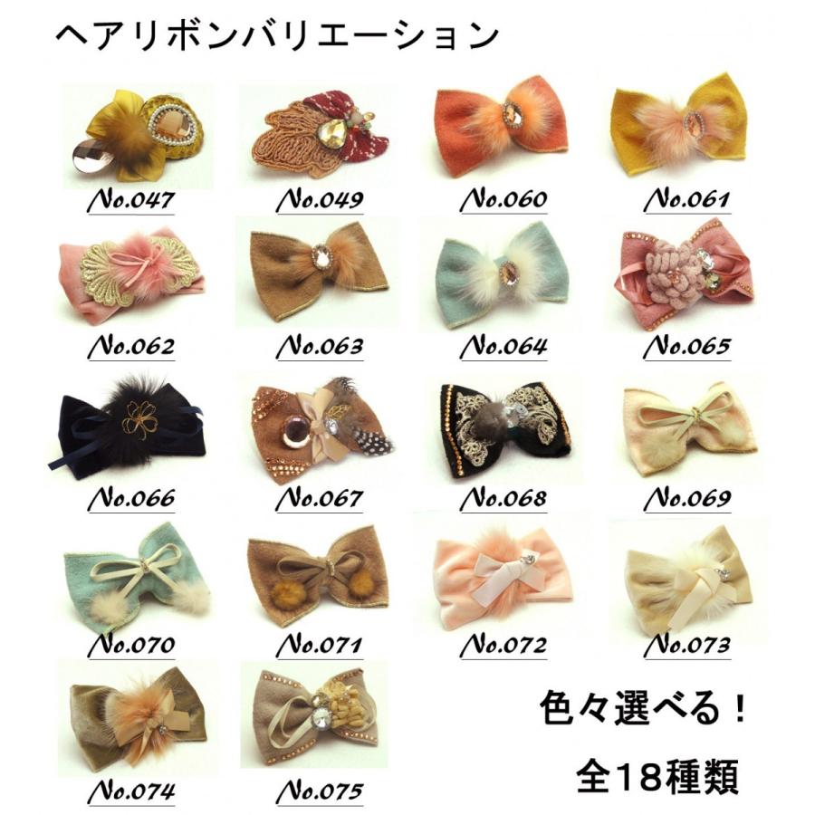 ヘアアクセサリー ヘアクリップ バレッタ 髪留め リボン 全18種類 髪 