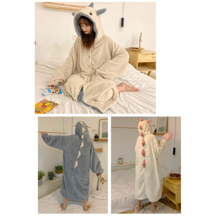 ルームウェア パジャマ レディース もこもこ パジャマワンピース