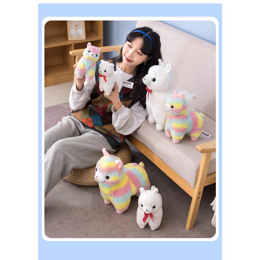 ぬいぐるみ アルパカ 抱きまくら ふわふわ もちもち かわいい 子供