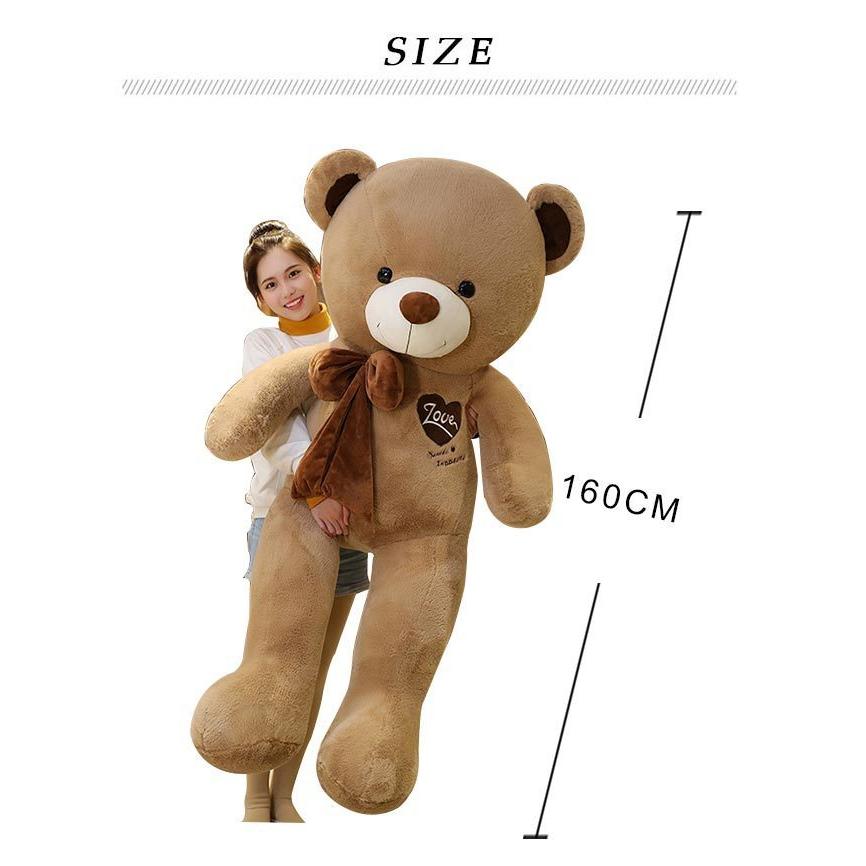 ぬいぐるみ 特大 クマ くま テディベア クリスマス 大きい 動物 ぬいぐるみ 抱き枕 キャラクター Ins人気 お誕生日プレゼント インテリア 熊縫い包み160cm Bear00 160cm パンダ屋 通販 Yahoo ショッピング