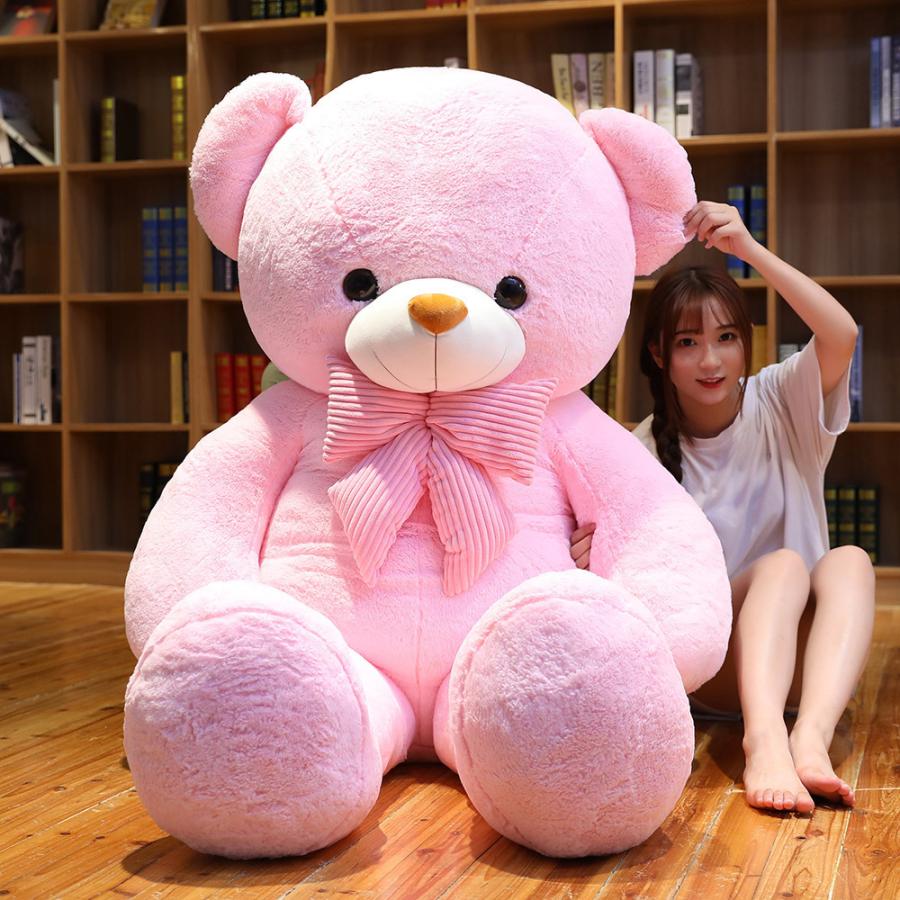 ぬいぐるみ 特大 クマ くま テディベア クリスマス 大きい 動物  抱き枕  お誕生日プレゼント インテリア 熊縫い包み 置物 店飾り160cm_1