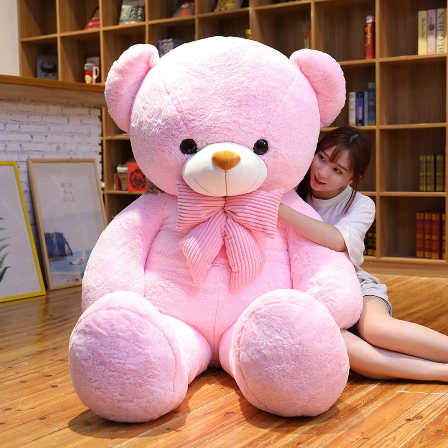 ぬいぐるみ 特大 クマ くま テディベア クリスマス 大きい 動物  抱き枕  お誕生日プレゼント インテリア 熊縫い包み 置物 店飾り160cm_2