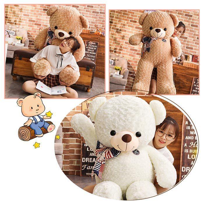 ぬいぐるみ くま テディベア 特大 熊 くまさん クマ 可愛い熊 動物 大きい 抱き枕 お祝い お誕生日 クリスマス プレゼント 130cm Bear928 130cm パンダ屋 通販 Yahoo ショッピング